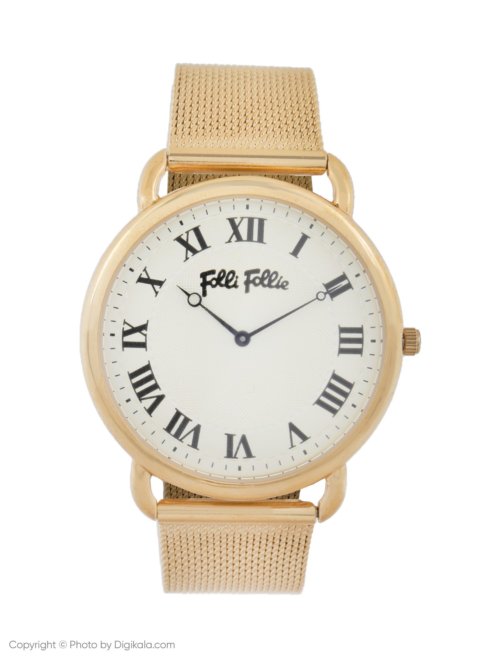 ساعت مچی عقربه ای زنانه فولی فولیه مدل WF16G014BPZ (بدون جعبه اورجینال) - طلایی - 2
