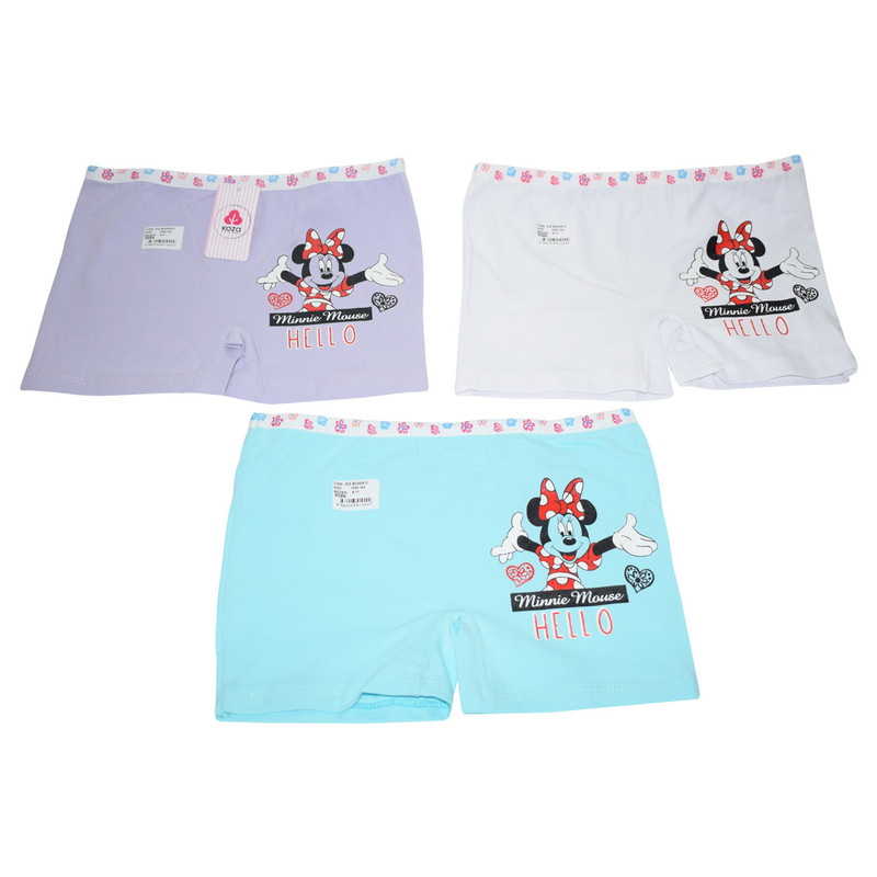 شورت دخترانه کوزا مدل Micky Mouse مجموعه 3 عددی