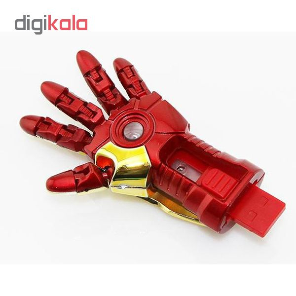 فلش مموری طرح دست مرد آهنی مدل Ul-Hk01 ظرفیت 64 گیگابایت