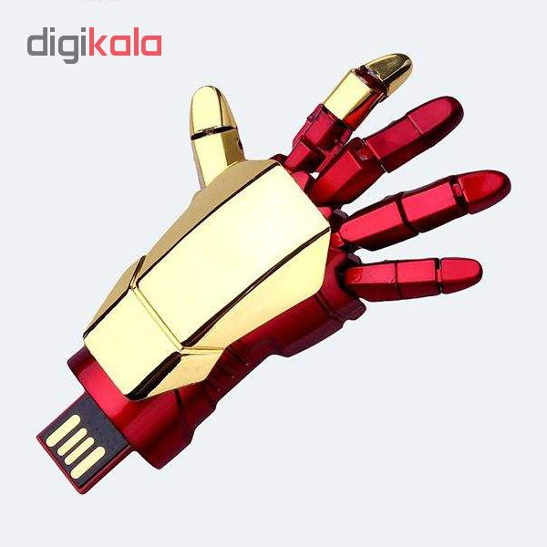 فلش مموری طرح دست مرد آهنی مدل Ul-Hk01 ظرفیت 64 گیگابایت