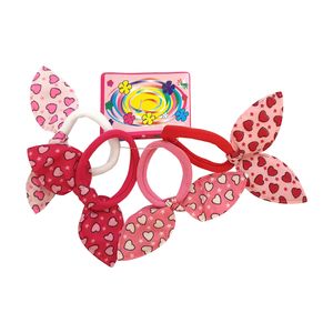کش مو دخترانه کد KH71 طرح خرگوش مجموعه 4 عددی