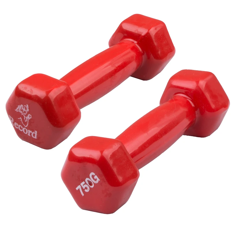 دمبل ایروبیک رکورد کد 1621 وزن 0.75 کیلوگرم بسته 2 عددی
