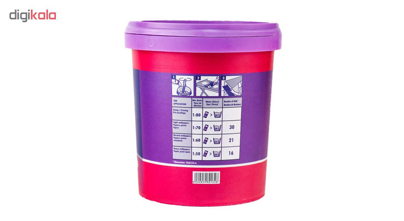 چسب کاغذ دیواری متیلان کد 1123 وزن 400 گرم