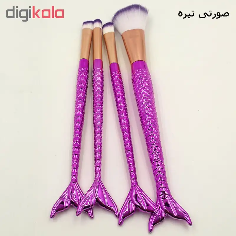 ست برس آرایشی مدل S14 بسته 4 عددی