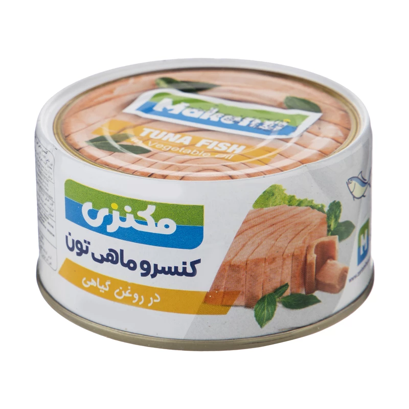 کنسرو ماهی تون مکنزی در روغن گیاهی - 180 گرم عکس شماره 1