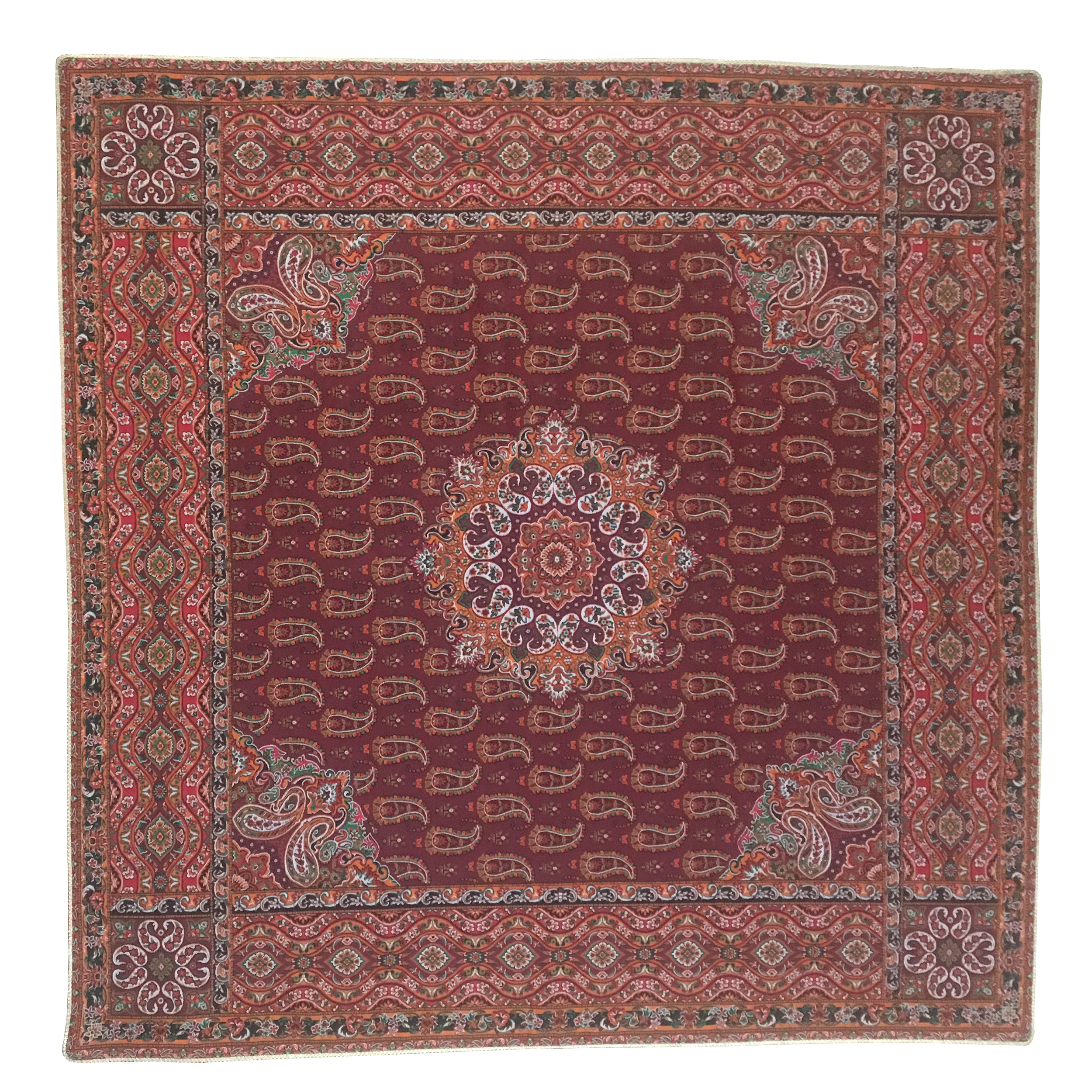 رومیزی ترمه ابریشمی طرح قلمکار کد 808