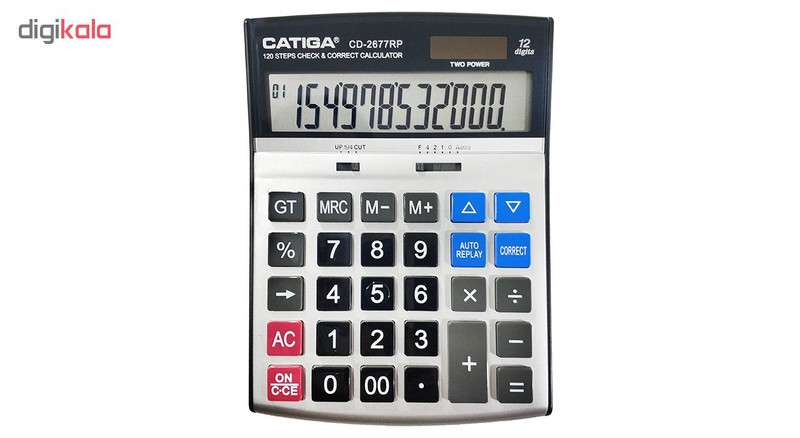 ماشین حساب کاتیگا مدل CD-2677-12RP