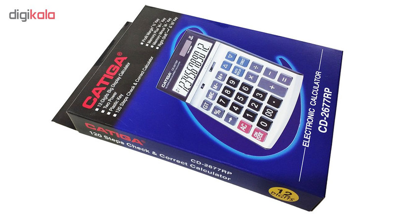 ماشین حساب کاتیگا مدل CD-2677-12RP
