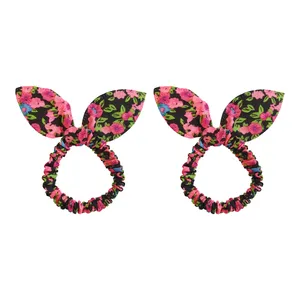 کش مو دخترانه طرح خرگوش کد KSH55 بسته 2 عددی