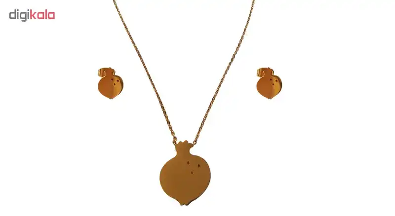 نیم ست زنانه طرح انار مدل YALDA