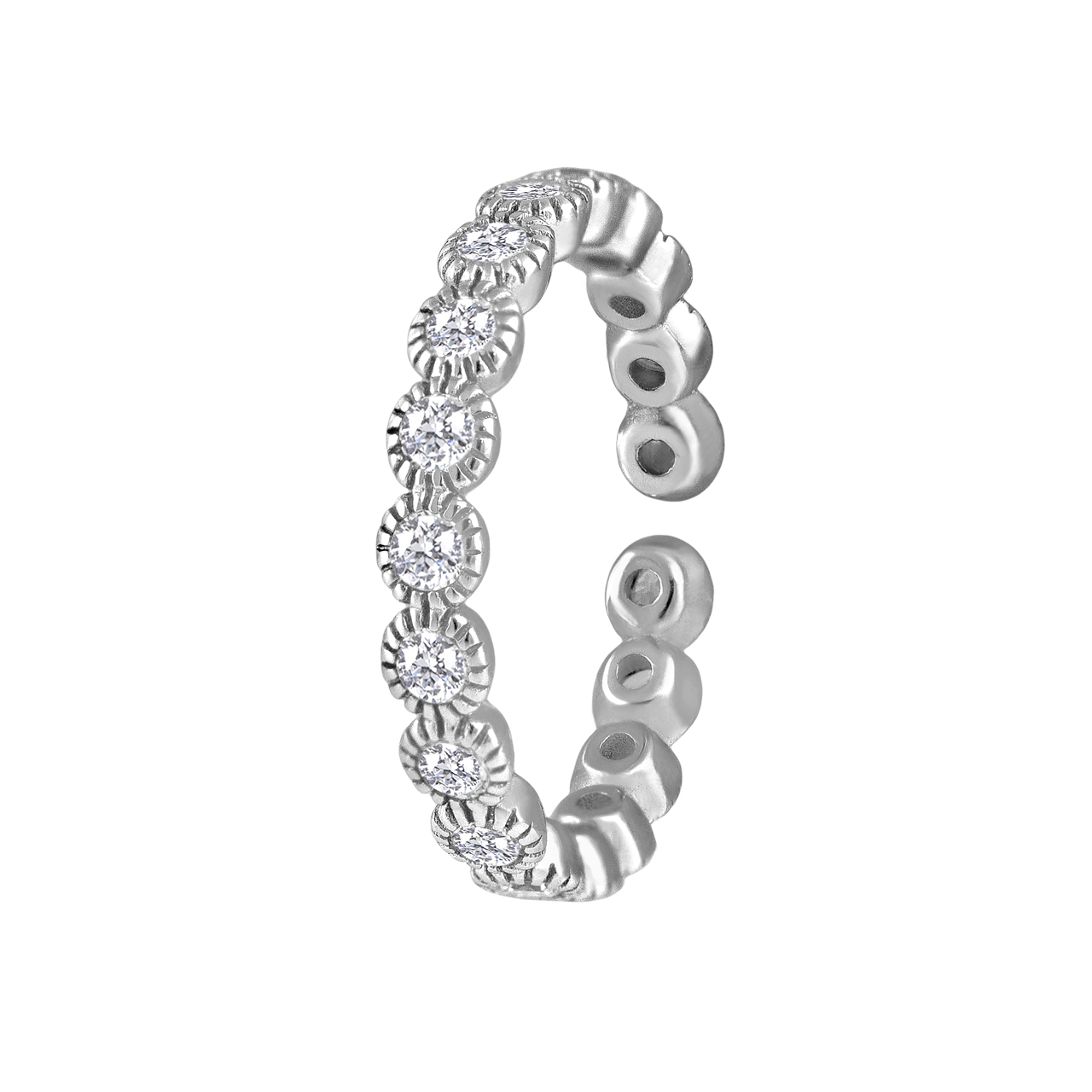 انگشتر نقره زنانه اقلیمه کد AN101