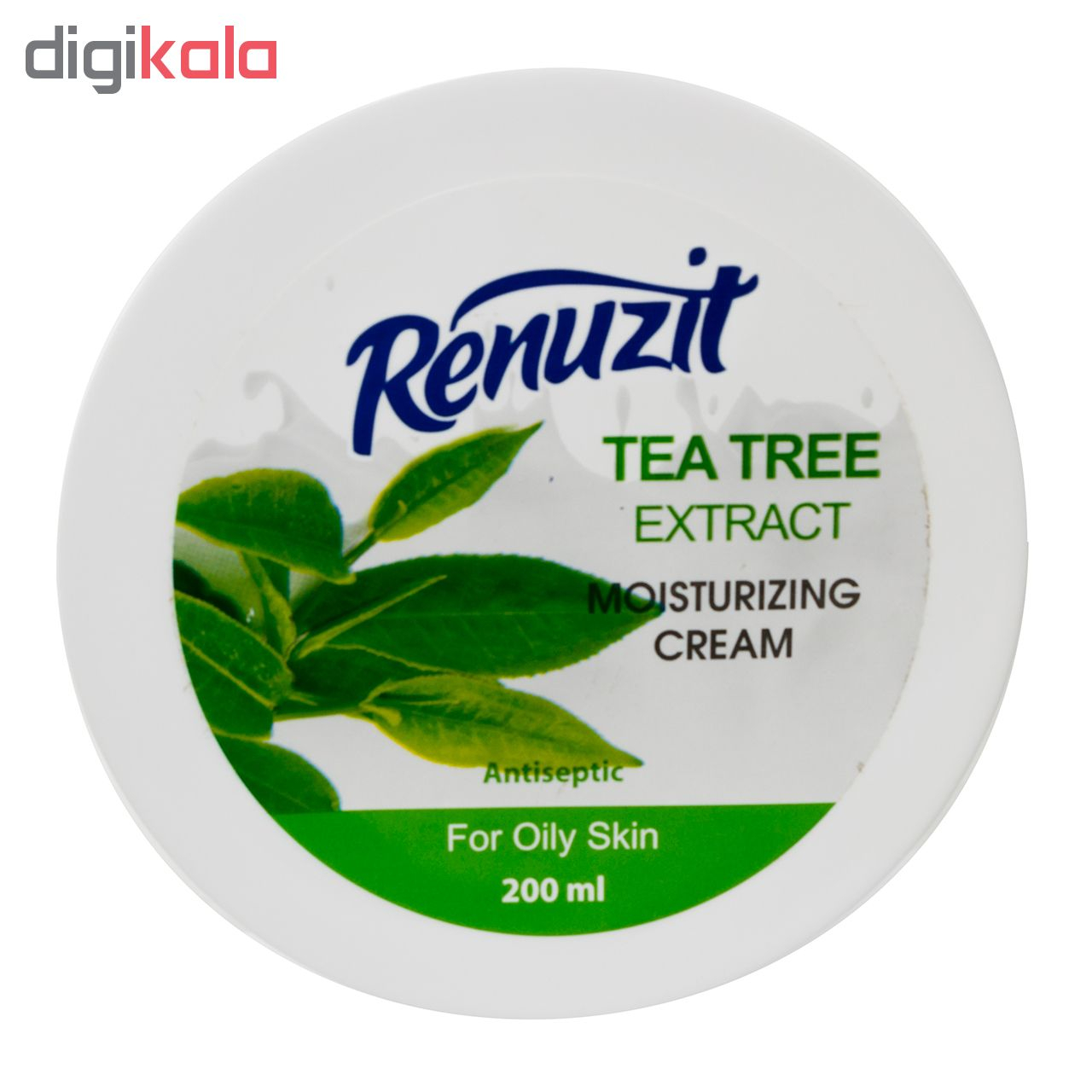 کرم مرطوب کننده رینو زیت مدل TEA TREE حجم 200 میلی لیتر به همراه کرم مرطوب کننده حجم 75 میلی لیتر
