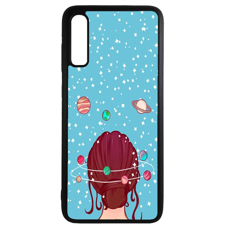 کاور طرح دختر کد 43177 مناسب برای گوشی موبایل سامسونگ galaxy a70