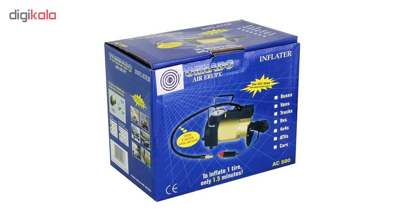 پمپ باد تورنادو مدل AC 580 پمپ باد تورنادو مدل AC 580