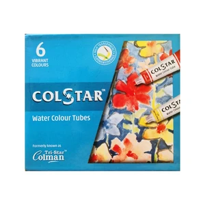 آبرنگ 6 رنگ کل استار  کد Cl05