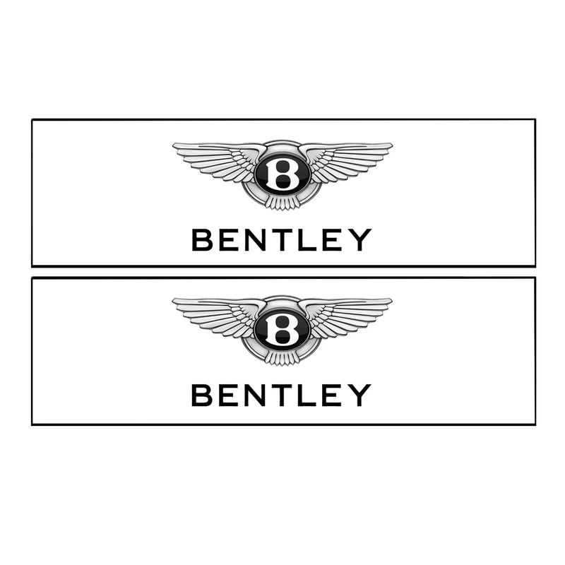 برچسب پا رکابی خودرو طرح bentley مدل TIG013 بسته ۲ عددی
