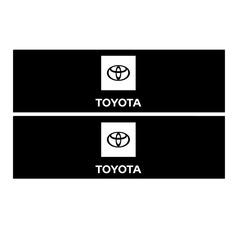 برچسب پا رکابی خودرو طرح TOYOTA مدل TIG019 بسته ۲ عددی