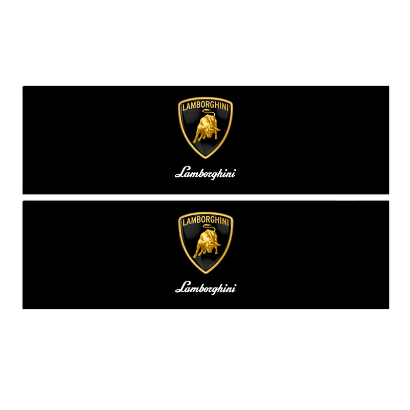 برچسب پا رکابی خودرو طرح LAMBORGHINI مدل TIG027 بسته ۲ عددی