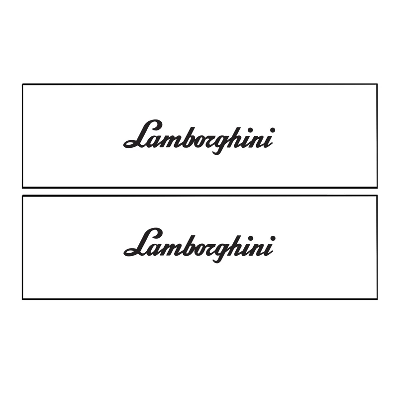 برچسب پا رکابی خودرو طرح LAMBORGHINI مدل TIG028 بسته ۲ عددی
