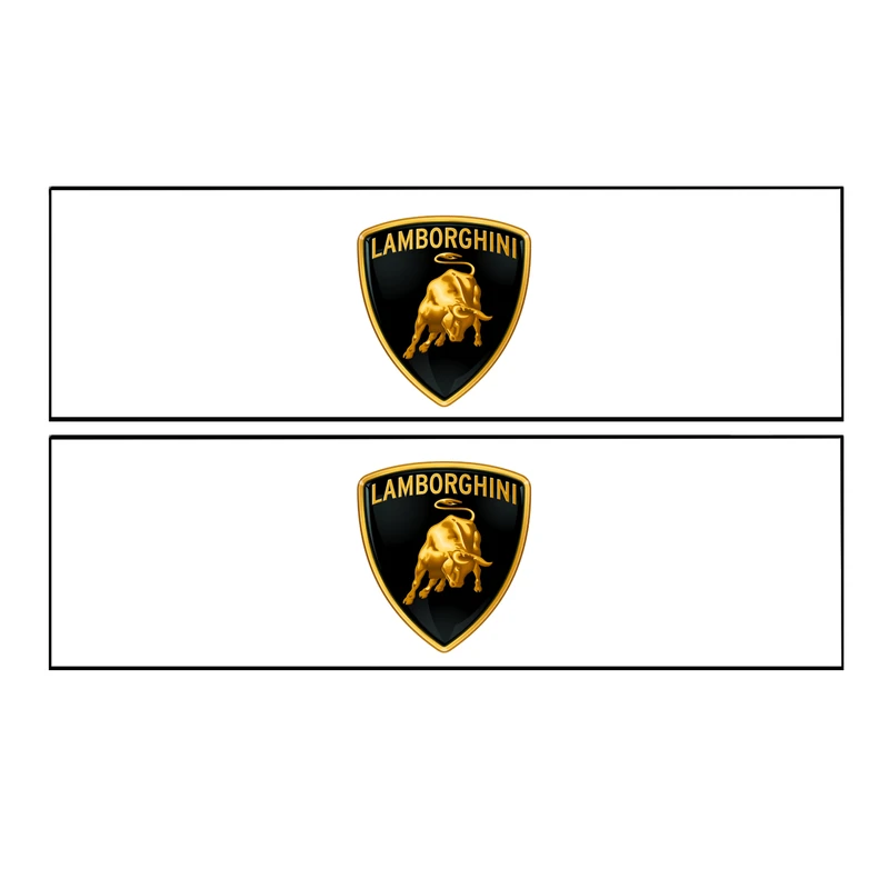 برچسب پا رکابی خودرو طرح LAMBORGHINI مدل TIG032 بسته ۲ عددی