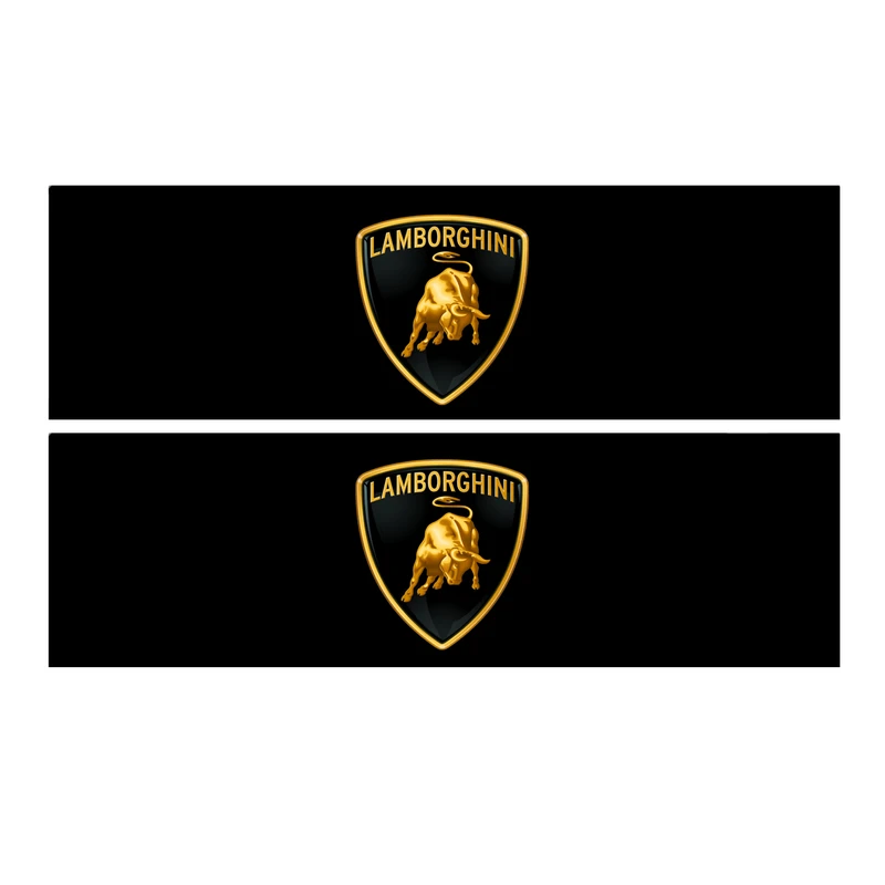 برچسب پا رکابی خودرو طرح LAMBORGHINI مدل TIG033 بسته ۲ عددی