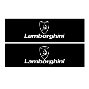 برچسب پا رکابی خودرو طرح LAMBORGHINI مدل TIG034 بسته ۲ عددی