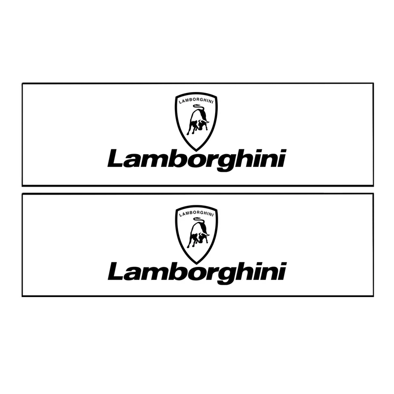 برچسب پا رکابی خودرو طرح LAMBORGHINI مدل TIG035 بسته ۲ عددی