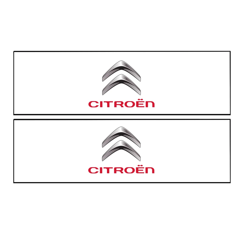 برچسب پا رکابی خودرو طرح CITROEN مدل TIG039 بسته ۲ عددی