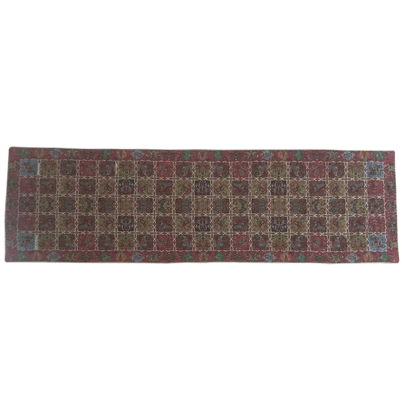 رانر ترمه ابریشمی طرح خشتی کد 812
