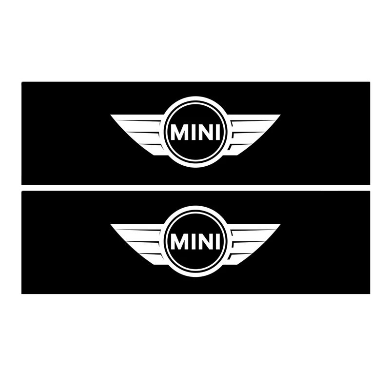 برچسب پا رکابی خودرو طرح MINI مدل TIG048 بسته ۲ عددی