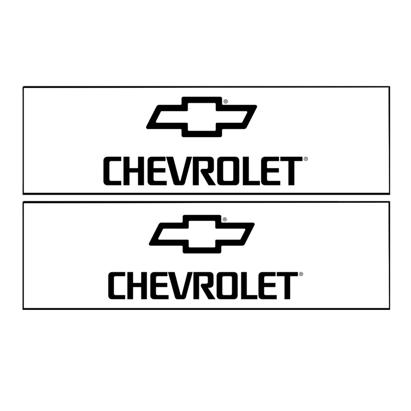برچسب پا رکابی خودرو طرح CHEVROLET مدل TIG052 بسته ۲ عددی