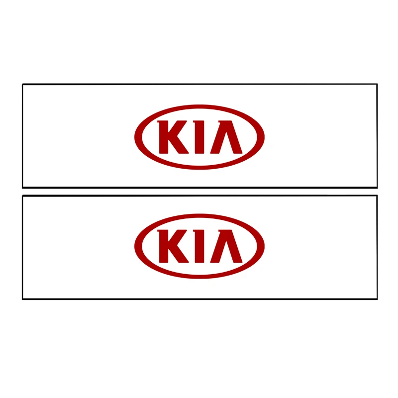 برچسب پا رکابی خودرو طرح KIA مدل TIG056 بسته ۲ عددی
