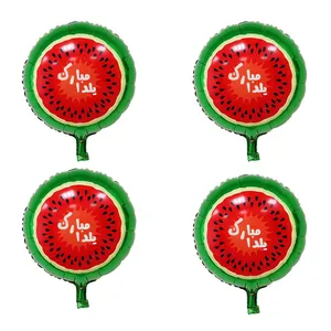 بادکنک طرح هندوانه کد yalda1 بسته 4 عددی