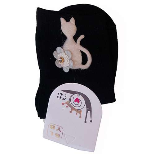 جوراب بچه گانه طرح گربه کد AR23