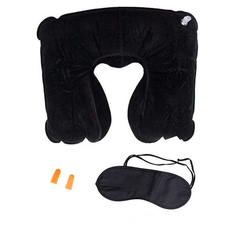 بالش بادی مدل 35707 به همراه چشم بند و گوش گیر