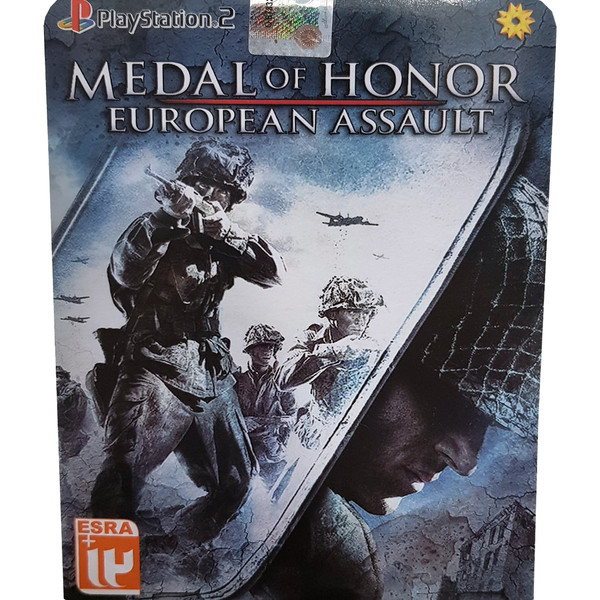 بازی medal of honor european assault مخصوص PS2 نشر لوح زرین