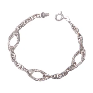 دستبند نقره زنانه کد h012