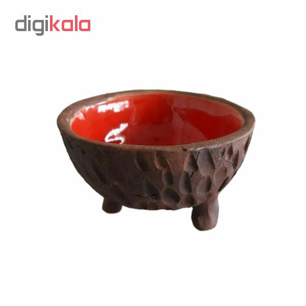 شکلات خوری سفالی طرح انار مدل 0019