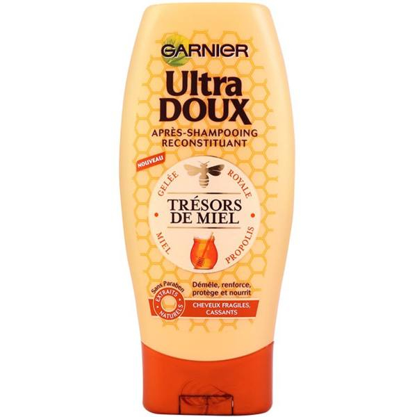 نرم کننده مو گارنیه سری Ultra Doux مدل Honey حجم 200 میلی لیتر
