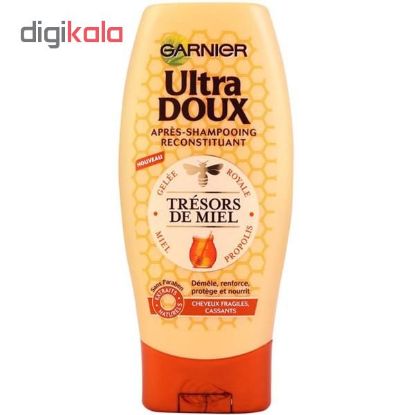 نرم کننده مو گارنیه سری Ultra Doux مدل Honey حجم 200 میلی لیتر