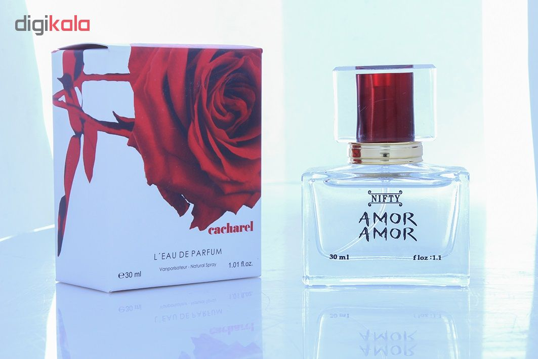 ادو پرفیوم زنانه نیفتی مدل Amor Amor حجم 30 میلی لیتر