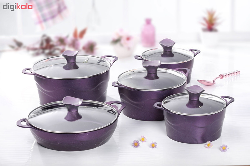 سرویس قابلمه 10 پارچه دالغا مدل Full-A