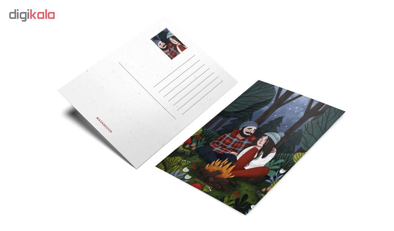 کارت پستال ماسا دیزاین طرح عشق کد postv66