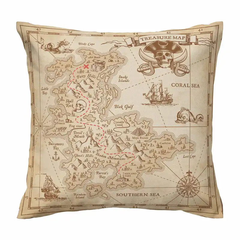 کاور کوسن طرح نقشه گنج کد 592