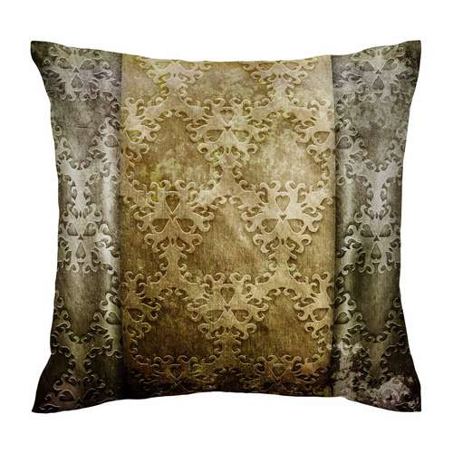 کاور کوسن طرح پتینه طلایی کد 598