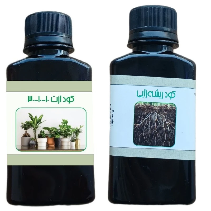 کود مایع ازت 10-10-30 و ریشه زایی مدل life - D حجم 110 میلی لیتر بسته 2 عددی