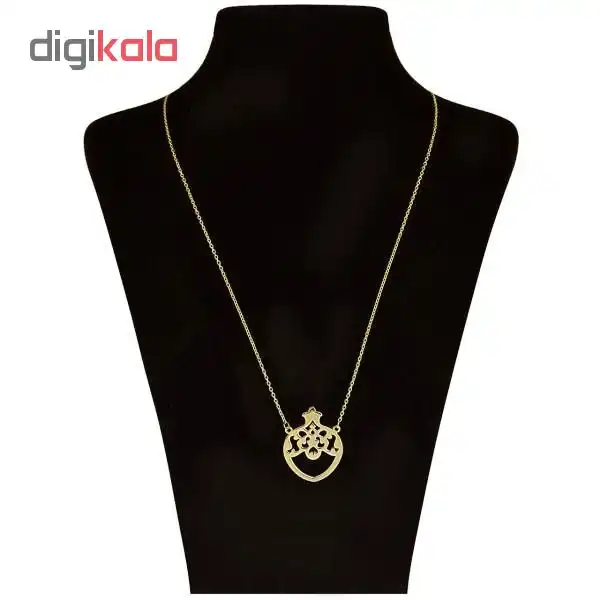 گردنبند طلا 18 عیار زنانه طرح انار کد UN0011