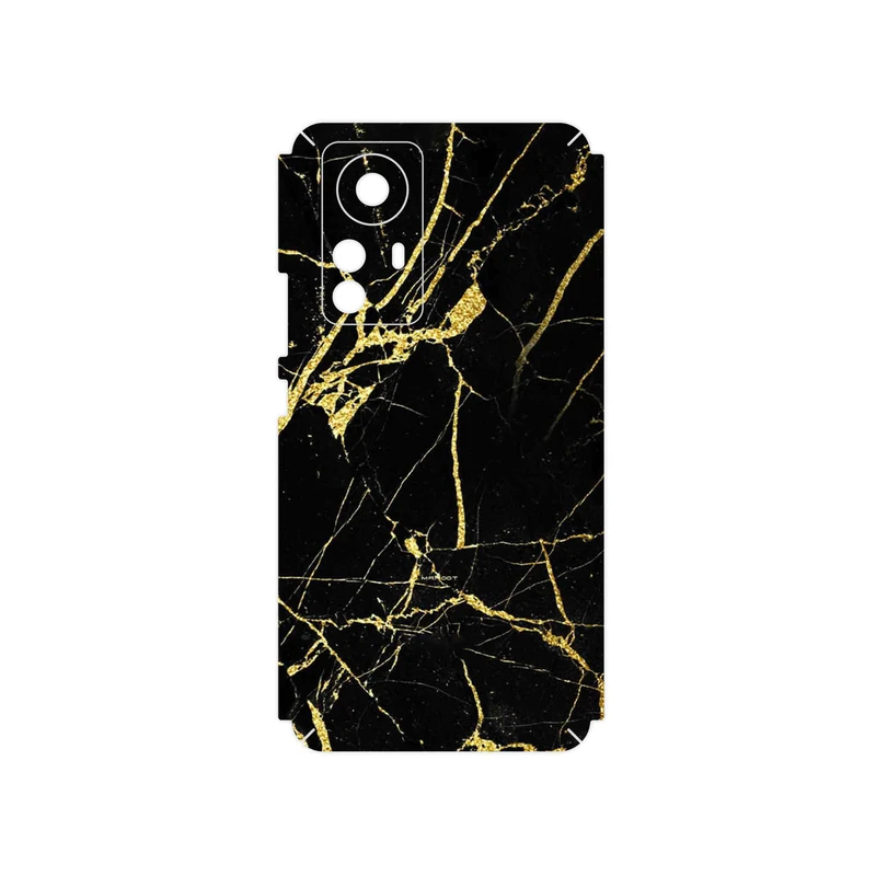 برچسب پوششی ماهوت مدل Graphite_Gold_Marble مناسب برای گوشی موبایل شیائومی 12 Pro