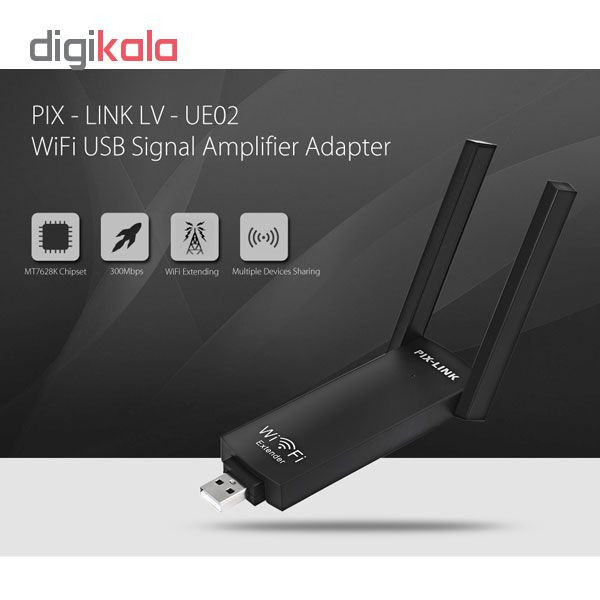 روتر، اکسس پوینت و تقویت کننده بی‌سیم پیکس لینک مدل LV-ue02
