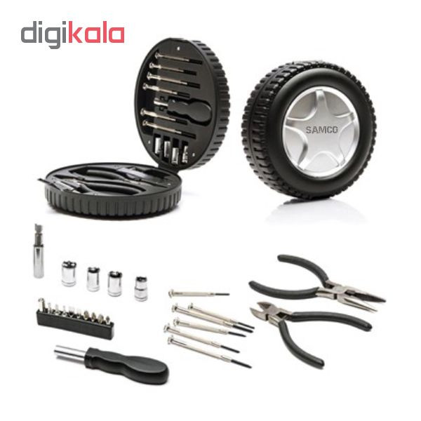 مجموعه 25 عددی ابزار سامکو مدل تایر  وای پی